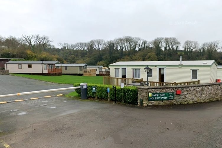 Park Farm Holiday Park, Manorbier.