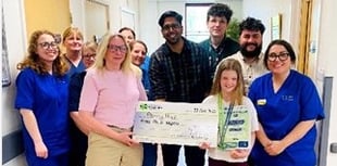 Eflyn, 10, raises £810 for charity