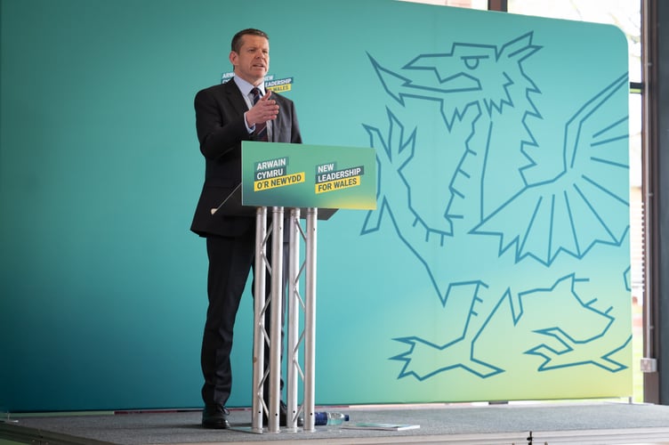 WREXHAM, WALES - APRIL 9: Plaid Cymru manifesto launch on April 9, 2026 in Wrexham, Wales. Plaid Cymru is launching its manifesto ahead of the Senedd (Welsh Parliament) elections taking place on May 7.