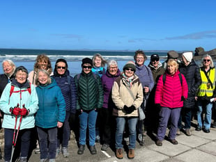 Steps2Health: Tenby walks defy harsh spring weather