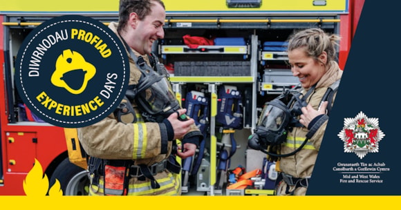 Mid and West Wales Fire and Rescue Service is inviting people to a Firefighter Experience Day this June in Haverfordwest.