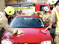 Firefighters charity car washes across Pembrokeshire