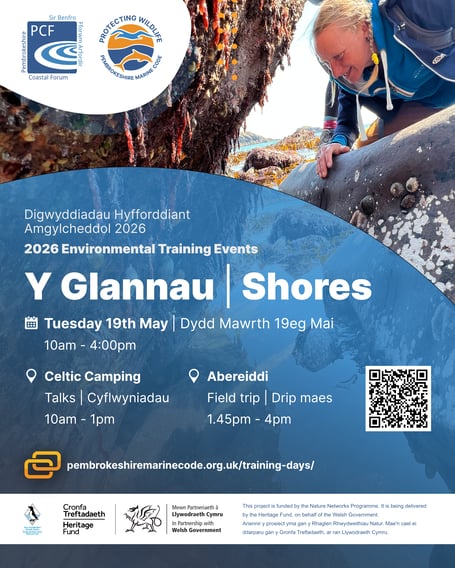 Y Glannau / Shores, Pembrokeshire Coast Environmental Training Event May 19