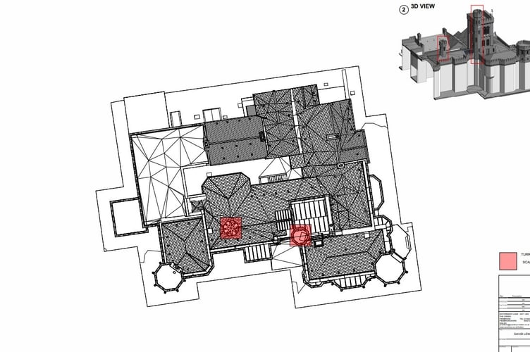 Part of the works proposed at Hean Castle. Picture: Trustees of T O Lewis Trust/ Acanthus Holden Architects application.
