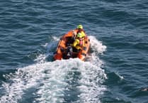 One stranded lamb saved at Stack Rocks after cliff fall