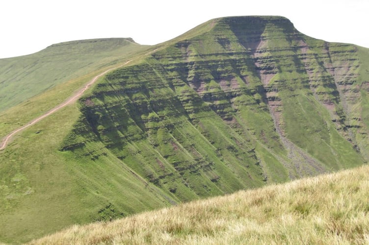 Pen y Fan - the highest peak in Bannau Brycheiniog and South Wales. By Colin Smith available to use under Creative Commons licence.