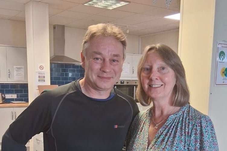 Sam Warden and Tina Foster
