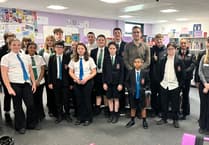 Henry Tufnell visits Ysgol Harri Tudor