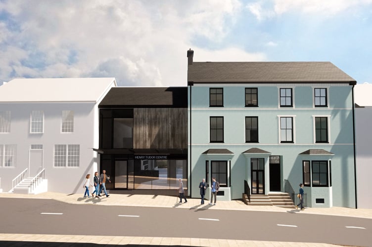 the new Henry Tudor Centre which is due to open in Spring 2027 in South Quay, Pembroke. 