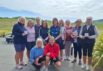 Tenby Lady Captain’s charity day raises £750 for Alzheimer’s Society