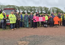 Tractors rally for Breast Cancer Now in Pembrokeshire