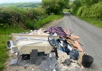 WATCH: Carmarthenshire Council appeals for information on flytipping on rural lane