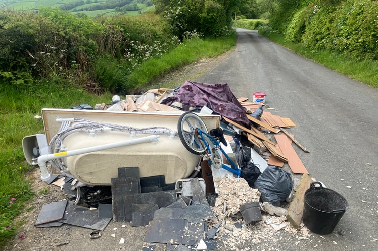 flytipping Carmarthenshire