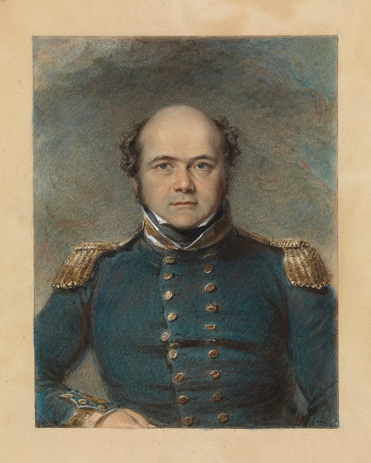 PAD3548; John Franklin, painted shortly after his second overland expedition by William Derby