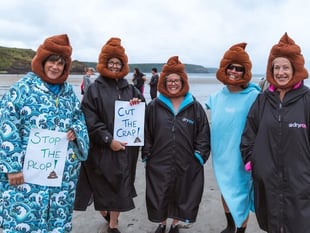 Pembrokeshire protest demands action on sewage pollution