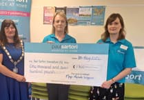 Pembroke Dock and Haverfordwest Mayors raise over £3,800 for charity