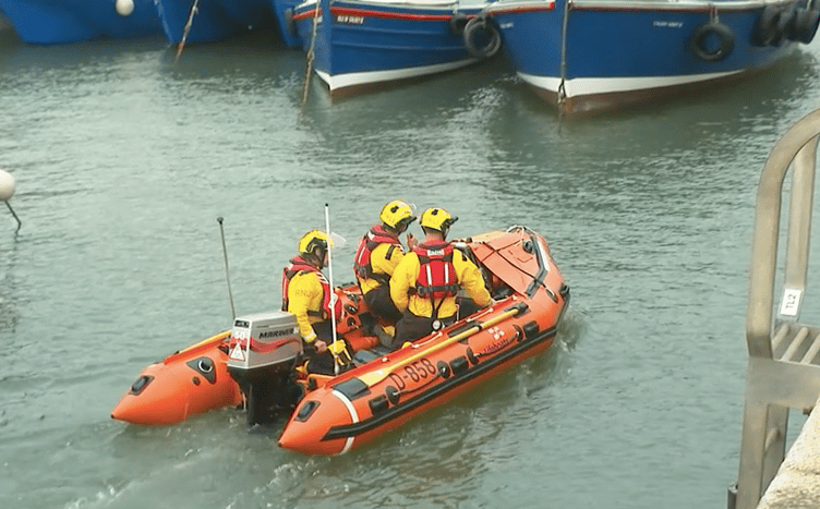 Tenby RNLI inshore lifeboat