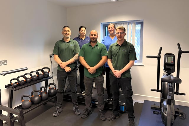 Refurbished gym for Cwm Seren patients