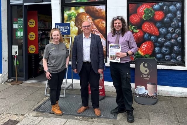 Senedd Member addresses independent retailer concerns in Tenby