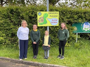Road safety highlighted at St Oswald's School
