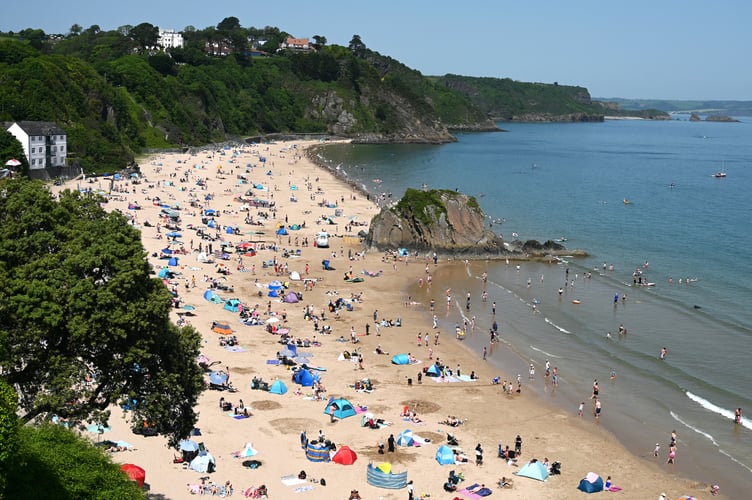 Tenby north beach