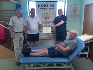 Tenby Freemasons fund new HOPE therapy couch