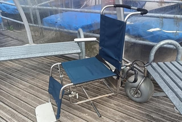 Appeals for info on vandalised Saundersfoot beach wheelchair