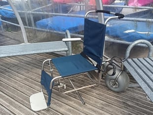 Appeals for info on vandalised Saundersfoot beach wheelchair