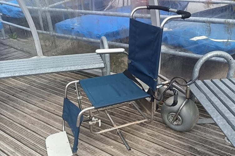 beach wheelchair