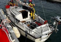 RNLI rescue damaged yacht and kayaker in St Davids