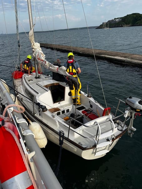 Both St Davids RNLI Lifeboats were tasked in one day over the Whitsun holidays