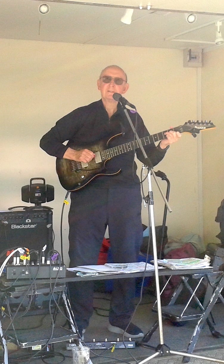 Jack Castle at annual Rotary Duck Race and Pig Roast, Cresswell Quay