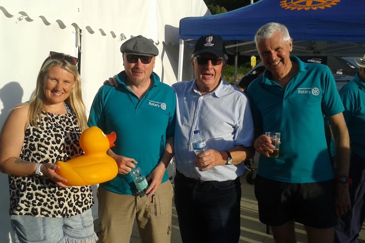 The tide and weather could not have been better for the annual Rotary Duck Race & Pig Roast at Cresswell Quay on Friday, May 29.