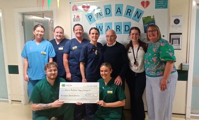 Family donates to NHS Charity in memory
