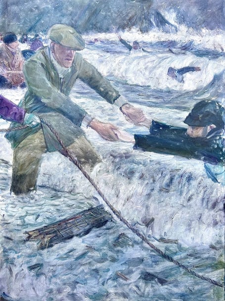Painting by Warren Heaton