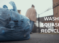 Carmarthenshire Council's 'Wash and Squash' recycling campaign