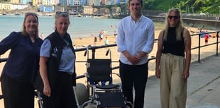 MP visits Tenby for outdoor accessibility projects
