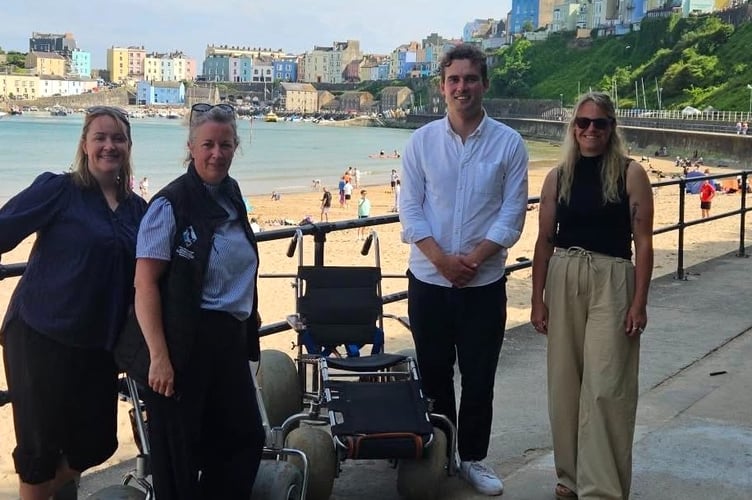 South Pembrokeshire MP Henry Tufnell recently visited Tenby to learn about the Pembrokeshire Coast Charitable Trust's initiatives