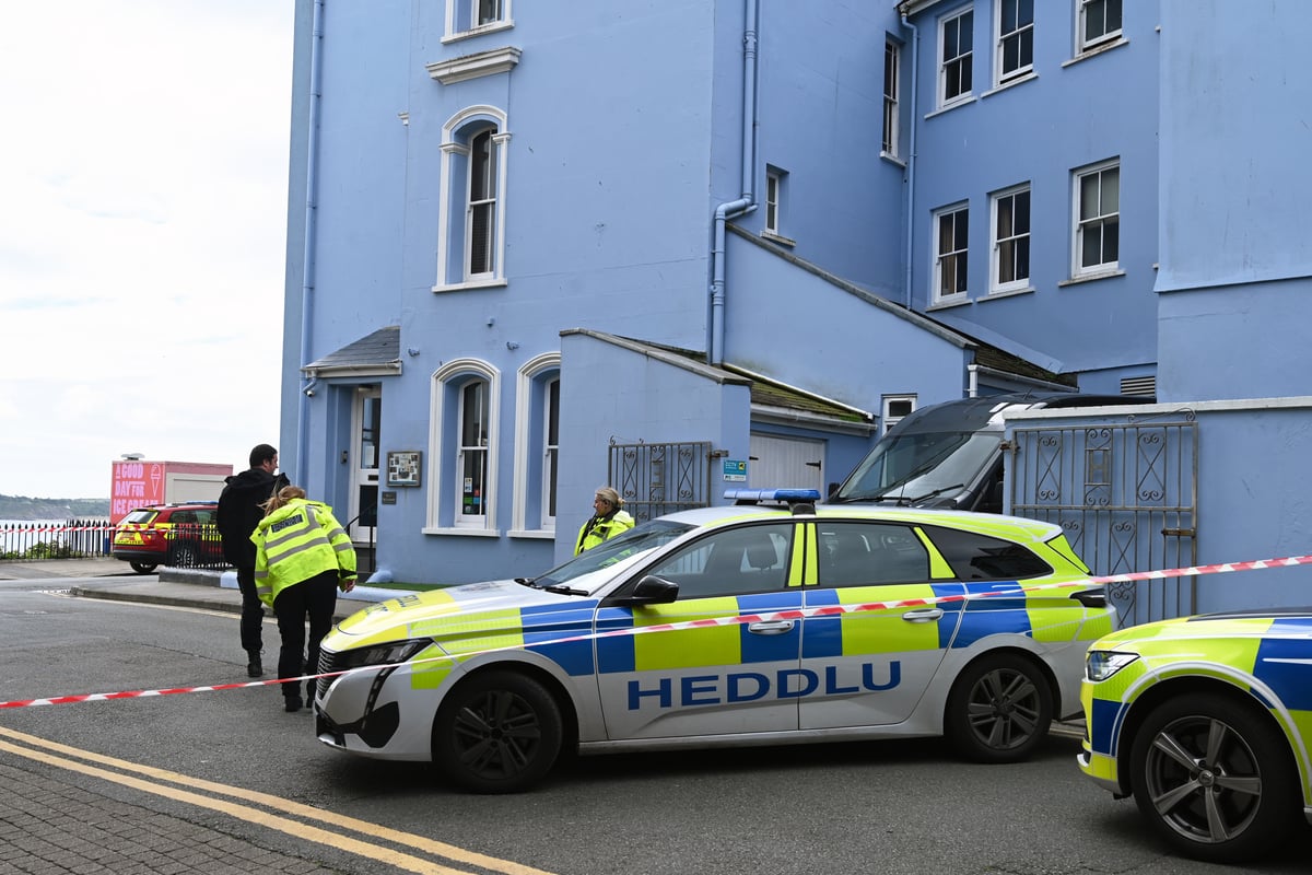 Emergency response in Tenby: Police and Fire Crews conclude incident