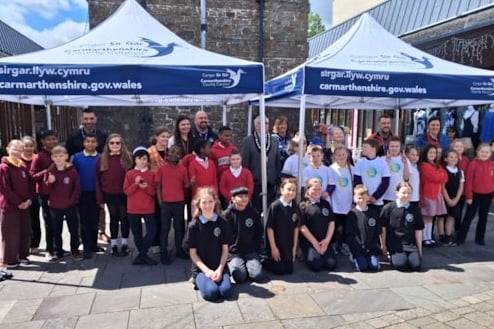 Primary school pupils were given the opportunity to showcase their entrepreneurial skills
