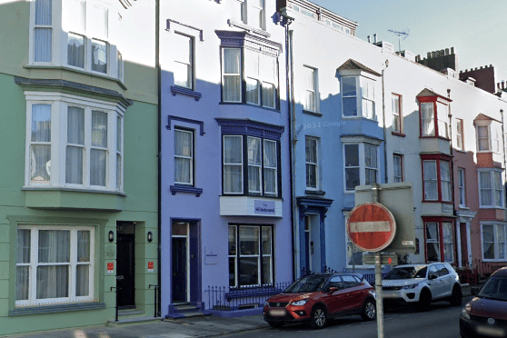 The Hildebrand Hotel, 29 Victoria Street, just off Tenby’s Esplanade seafront