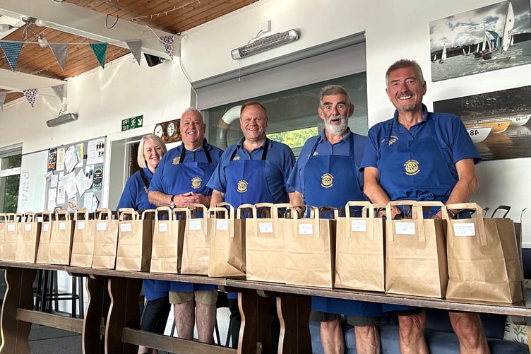 special outing organised by members of Saundersfoot Rotary Club.