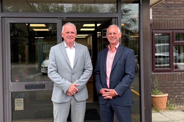 Nick Revell, Managing Director of Ledwood Group (left), with Rob Cherry, Chair of Ledwood Group (right).