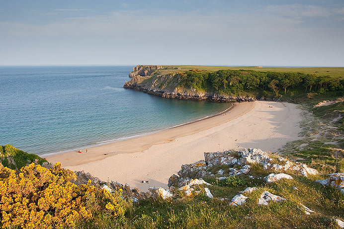Barafundle Bay Beach, is described as a ‘hidden gem’ that captures the essence of untouched beauty.