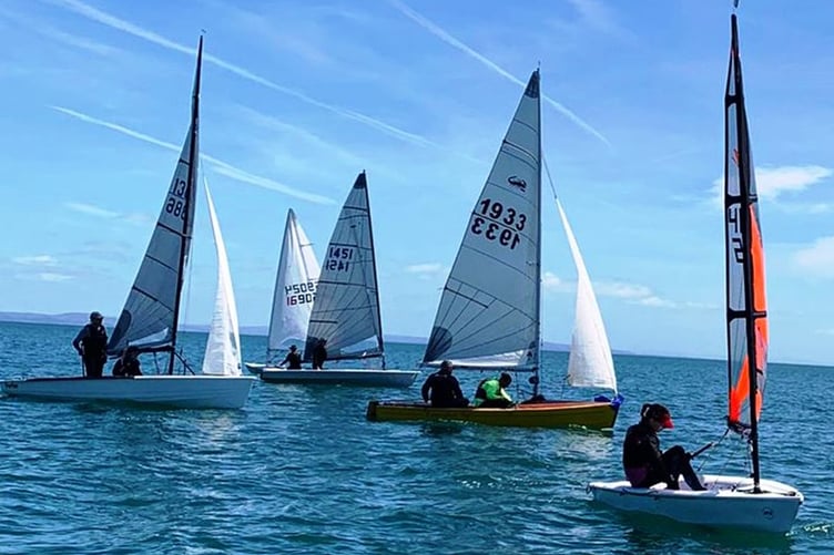 Dinghy racing on Saturday