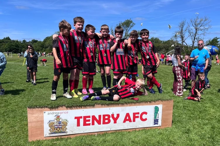 The recent Tenby AFC football festival at The Clicketts.