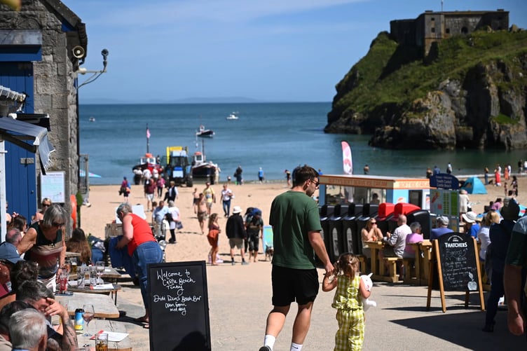 Tenby Castle Beach
