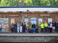 Youth art revamps Haverfordwest station