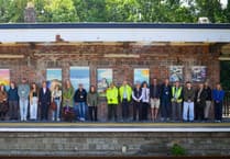 Youth-led art transformation at Haverfordwest railway station
