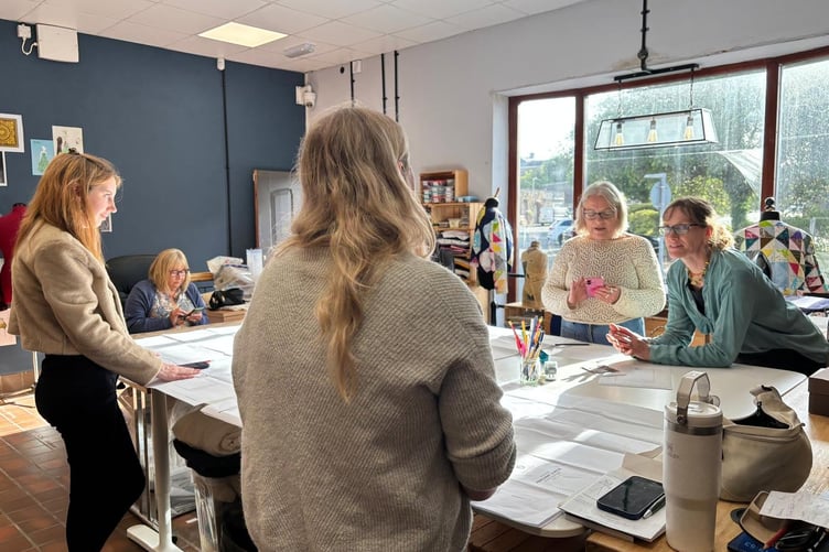 The successful first session of the Make Your Own Clothes workshop at FRAME Pembroke Dock